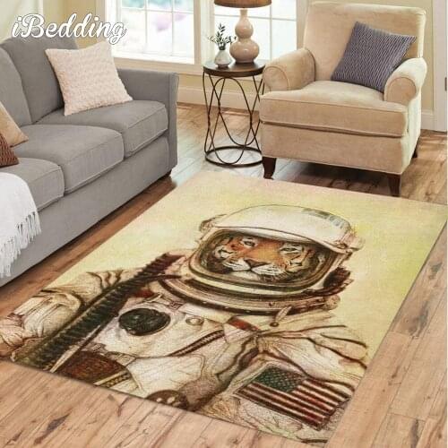 Astronaut Cat Carpet for Large Home Living Room Teenager Bedroom Decoration Cartoon Anime Area Rug Floor Mat Bathroom Mats