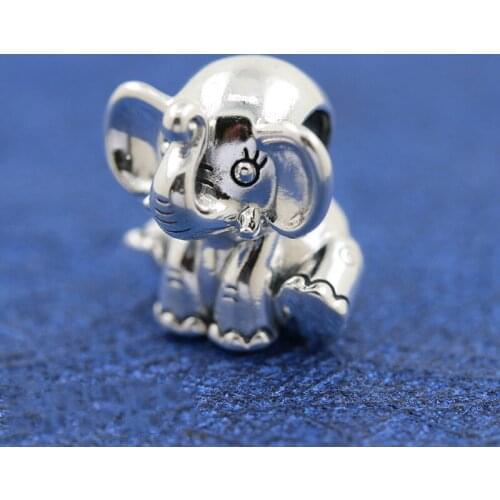 2020 New Autumn 100% 925 Sterling Silver The Elephant Charms Beads Fit Bracelet Original DIY Fine Jewellery For Women Gift
