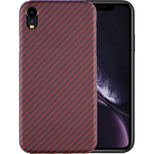 Biipaer 100% Real Pure Carbon Fiber Phone Case For iphone XR Anti-Fall Hard Cover For iphoneXR Protect Case
