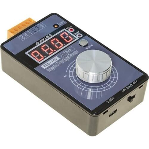DC0-10V 0/4-20MA Current Voltage Signal Generator, Built-In Rechargeable Battery Portable Analog Simulator for PLC and Panel Deb