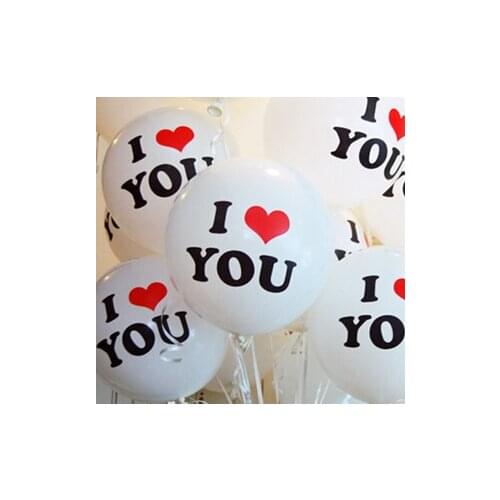 19 303 250pcs/Lot 12 Inch Pearl Latex Balloon I Love You Wedding Party Decorations Festive & Party Supplies