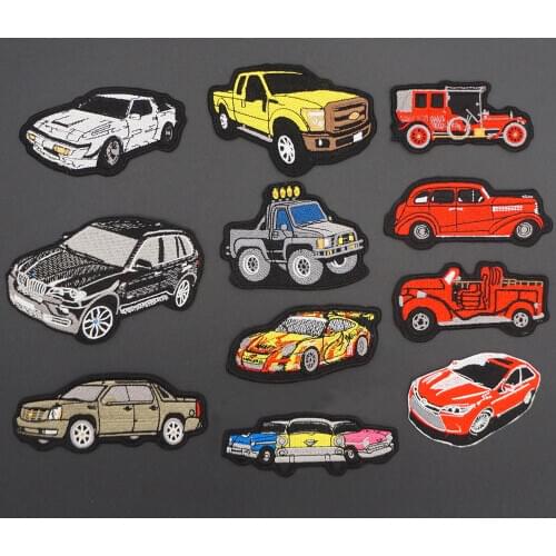 Mini Buggy Racing Classic Car 4*4 club embroidery patch sticker biker For Clothing hat bags iron on backing