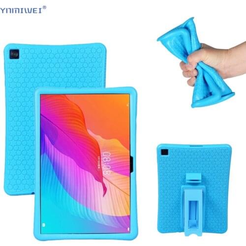 Soft Silicon Case for Huawei Matepad T10s AGS3-L09 AGS3-W09 Tablet Cover Case for Huawei Matepad T10 10.1'' Stand Cover