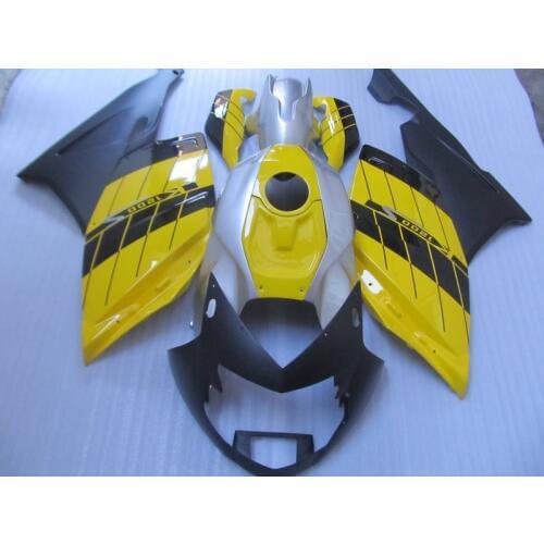 Motorcycle Fairing kit for BMW K1200S 05 06 07 08 K1200 S 2005 2006 2007 2008 ABS Yellow black silver Fairings set+7 gifts BA06