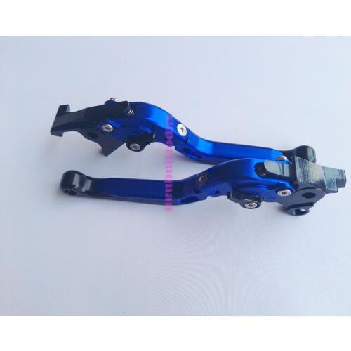 New For Suzuki Hayabusa GSX1300R 2008-2016 motorcycle motorbike CNC Foldable Extendable brake&Clutch Levers Blue