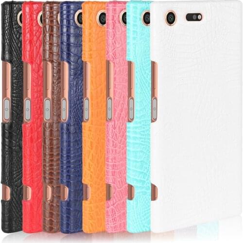 Subin New arrival For Sony Xperia XZ1 Compact G8441 Case 4.6 inch Luxury PU Leather Crocodile Skin Cover Phone Cases