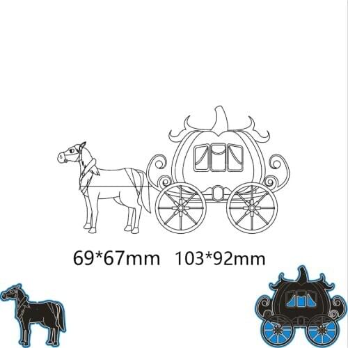 New pumpkin car Stencil DIY Scrapbooking Photo Album Embossing Decorative Paper Card Craft