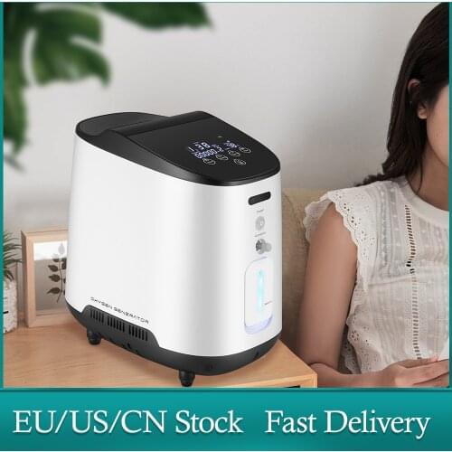 AUPORO 1L-7L Portable Oxygen Concentrator Oxygen Generator LED Display Oxygene Machine O2 Generator Oxygen Supply Health Care