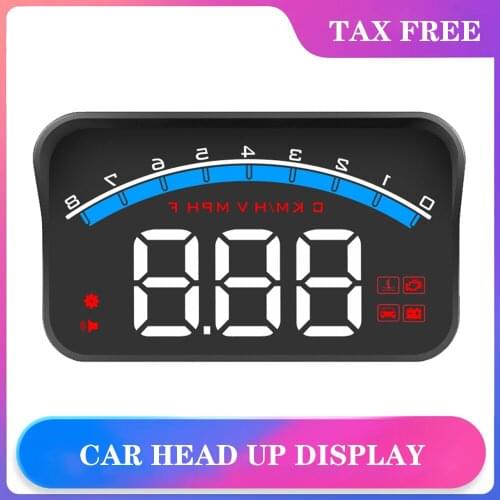 M6S OBD2 USB GPS Head Up Display Dashboard Automatic HUD Car RPM Speed Projector Temperature Speedometer Anti Fatigue Alarm