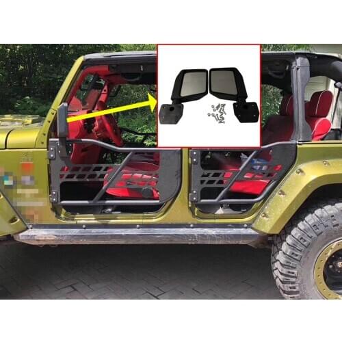 Rectangular Quick Release Mirror Side Mirror For Jeep for wrangler 97-17