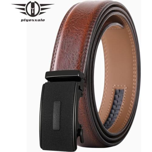 140cm 150cm Real Genuine Leather Belts For Men Alloy Automatic Buckle Waist Strap Gray Blue Black White Brown Belt Male B558