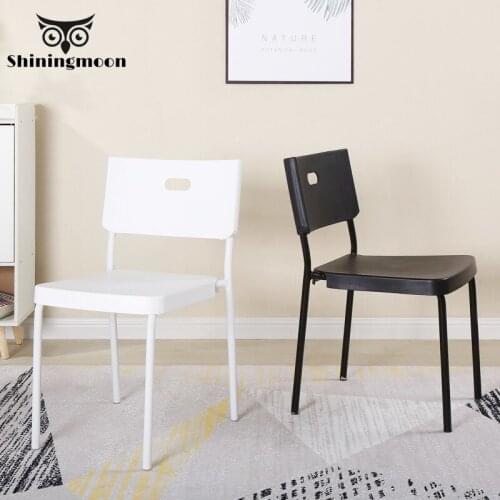 Modern Stylish Chair Modern Comfortable Plastic Dining Chair Restaurant Balcony Backyard Rest Chairs Coffee Shop Plastic Chair