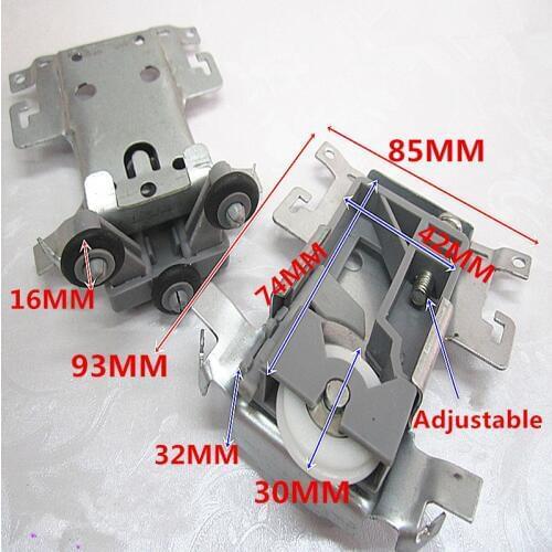 Old-fashioned wardrobe door top bottom pulley wheel kit cabinet door wheel pulley old-fashioned Closet Wardrobe Door Roller