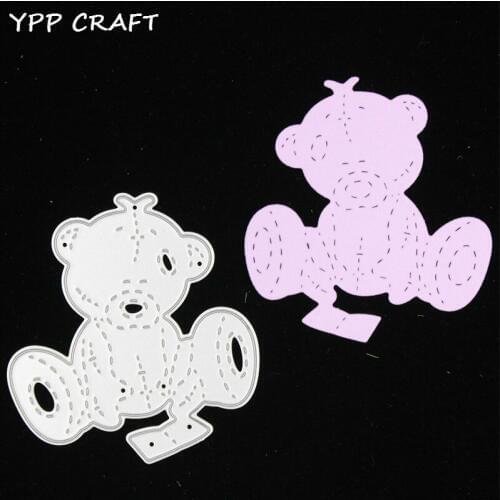 YPP CRAFT Cute Bear Metal Cutting Dies Stencils for DIY Scrapbooking/photo album Decorative Embossing DIY Paper Cards