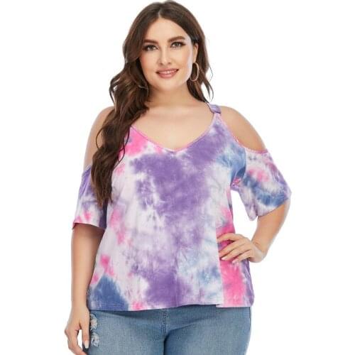 Summer Plus Size Tops for Women Large Blouse Short Sleeve Casual Loose Cotton Top Tees Casual Big T-Shirt 4XL