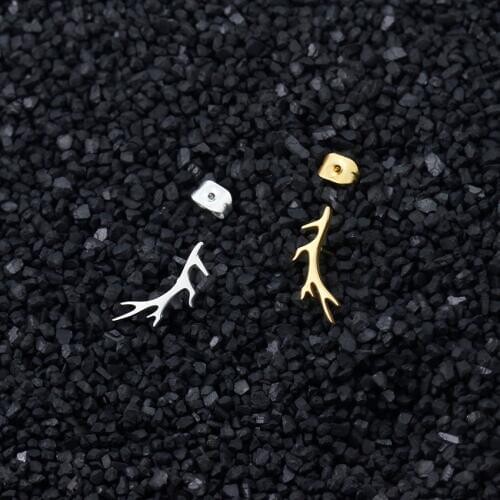 Dainty Laser Cut Out Tree Branch Shaped Earrings For Women Nature Modern Jewelry Stainless Steel Sister Gifts Boucle d'oreille