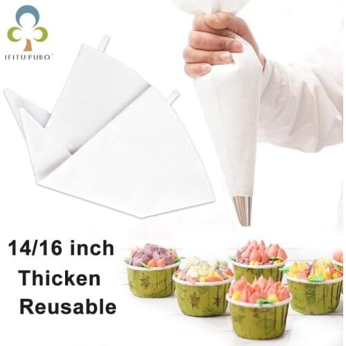1PC 100% Cotton Cream Pastry Icing Bag Baking Cooking Cake Tools Piping Bag Kitchen Accessories Eco-Friendly GYH