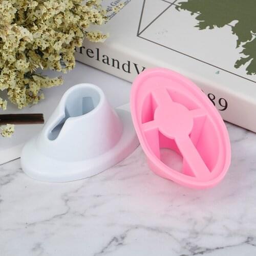 1pc Nail Art Manicure Nail Polish Slanted Holder Nail Art Polish Holder Stand Seat Tool Nail Art Tool Silicone Wearable Holders