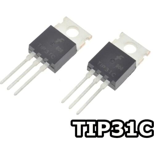 10PCS TIP31C TIP32C 100Vdc TO220 TIP31 TO-220 new and original IC POWER TRANSISTORS COMPLEMENTARY SILICON