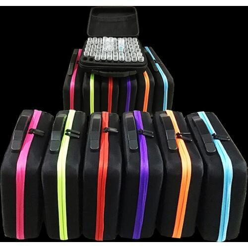 7 Colors 30/60 Bottles Diamond Painting Cross Stitch Accessories Tool Box Container Diamond Storage Bag Case Embroidery Mosaic