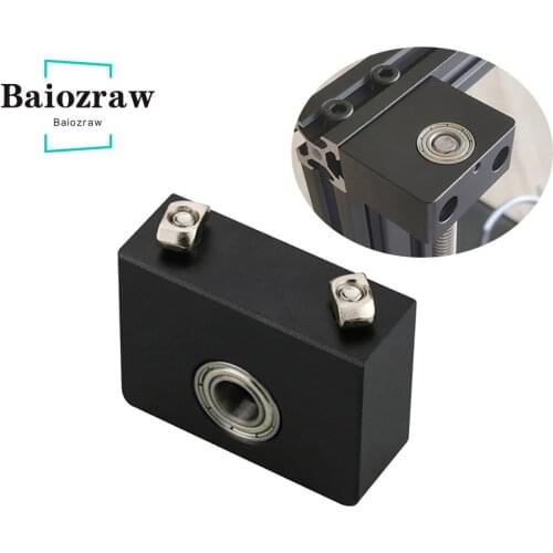 3D Printer Parts Aluminum Z-Axis Leadscrew Top Mount For Tornado CR-10 ENDER-3 Ender-3 Pro Metal Z-Rod Bearing Holder