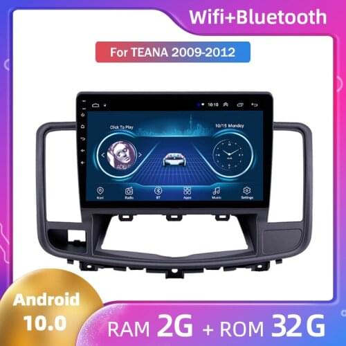 Android10 Car radio GPS Auto Stereo for Nissan Teana 2009 2010 2011 2012 Reversing Image Large Screen Android on Board Navigator