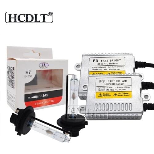 HCDLT 35W Xenon Kit Yeaky H1 4500K Car Headlight Bulbs H3 5500K H7 6500K D2H H11 AC 12V Fast Start HID Conversion Ballast Kit