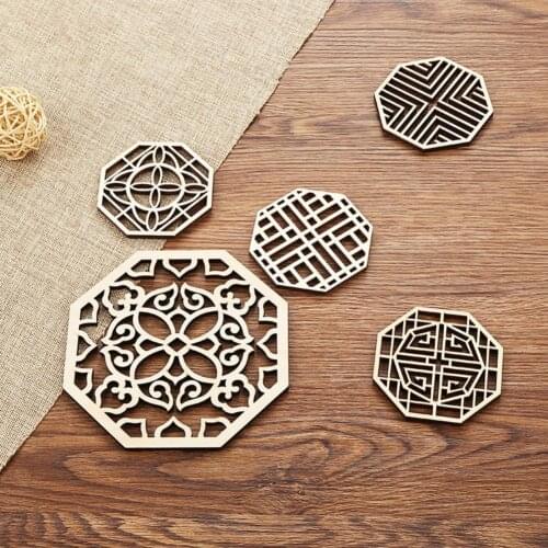 Exquisite Solid Color Kitchen Hollow Table Pot Mat for Dining Table