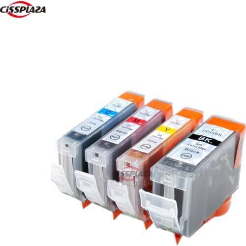 CISSPLAZA 4COLORS Compatible ink cartridge for Canon IX4000 IX5000 IP3300 IP3500 MP510 MP520 MP520X MX700 PGI5 CLI8