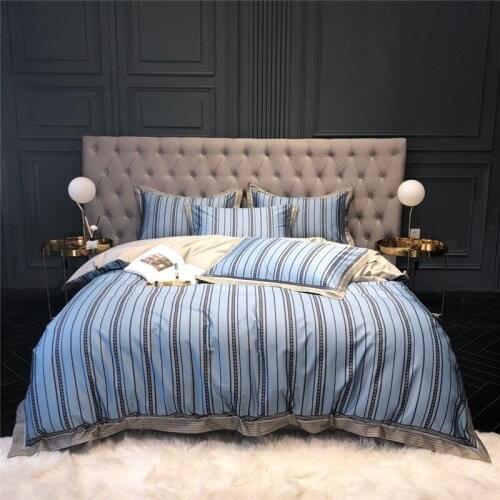 Luxury 100S Egypt Cotton Digital Printed Bedding Set Smooth Duvet Cover Bed Sheet Pillowcases Queen King Size 4Pcs promote sales