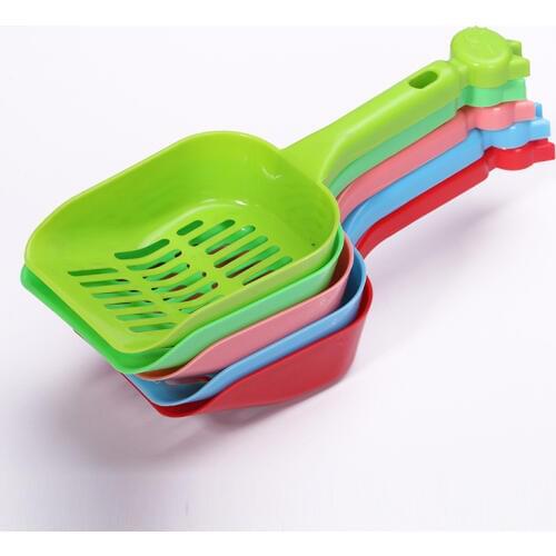 Hot Sale New Extended PP Cat Litter Scoop Picker Shovel Sand Waste Cleaning Tool Random ColorToilet For Cat Clean Feces Supplies