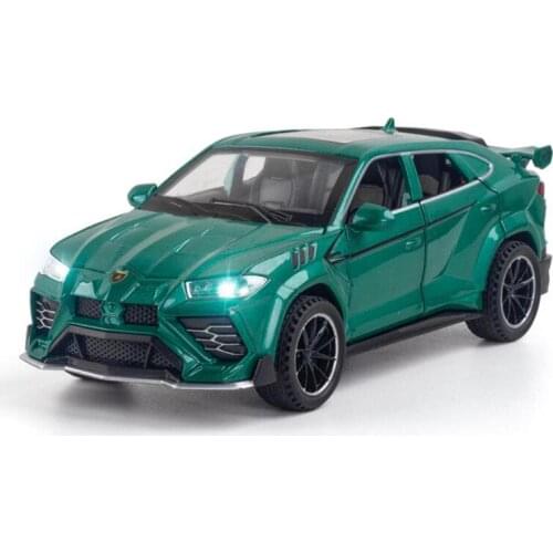 Simulation 1/32 Rambo URUS Bison Alloy Model Metal Diecast Model Sports Car Sound And Light Model Toys Cars Toys For Boys