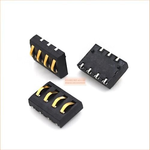 NEW 5PCS/Lot battery holder 4Pin ,battery connector, SMD mobile phone battery Connector 4.0PH BC-70-NPD