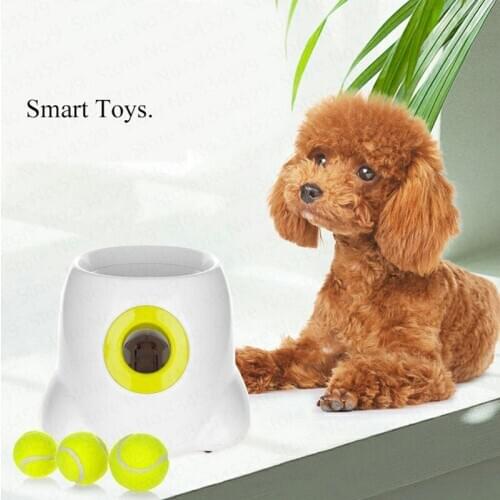 New Dog Tennis Launcher Dog Ball Machine Interactive Toy Tennis Ball Throwing Machine Automatic Throwing Machine Pet Toys
