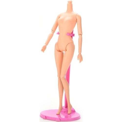 2 Colors 21.5cm Dolls Stand Display Holder For Plastic Pink Hangers Stand Doll Dress Clothes Accessories