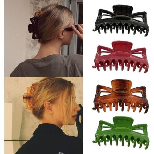 Ruoshui Woman Bowknot Hair Claws Solid Chic Hairpins Fashion Make Up Hair Clips Women Hair Accessories Hair Clamp Ornaments