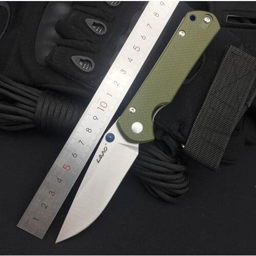 Land 911 Folding Knife 12C27 Blade G10 handle Outdoor Hunting Camping Survival Tactical Super Military Pocket EDC Knives Gift