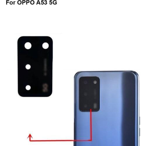 For OPPO A53 5G Replacement Back Rear Camera Lens Glass Parts For OPPO A 53 5G test good PEMM00 Glass lens