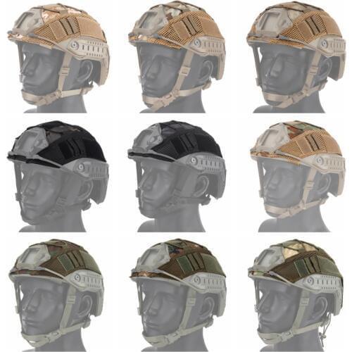 Tactical Military Combat Helmet Cover Airsoft Hunting Helmet Cloth CS Wargame Sport Helmet Cover For Ops-Core PJ/BJ/MH Type Fast