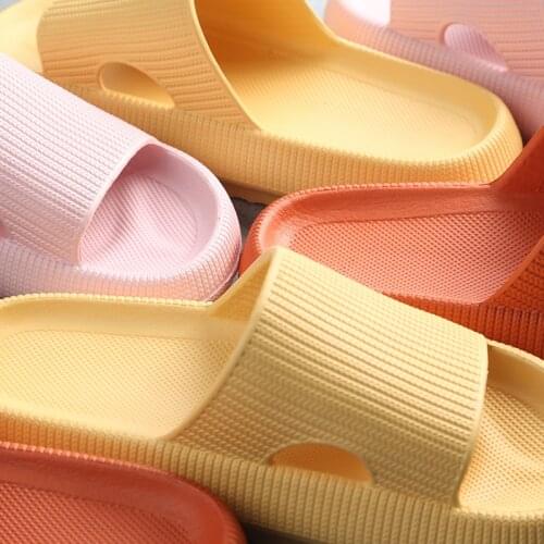 2021 EVA Unisex Soft Slippers Bathroom Shower Non-slip Slippers Couple Home Sandals Household Pool Slipper Beach Casual Shoes