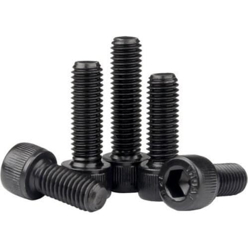 Carbon Steel 12.9 Grade DIN912 Black Left Threaded Hex Hexagon Socket Cap Screws Cup Head Allen Bolts M5-M12