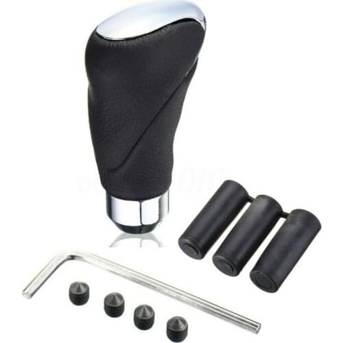 Universal Auto Accessory Manual/Automatic Car Leather Gear Stick Shift Knob Cover Handle Shifter Lever DIY Parts