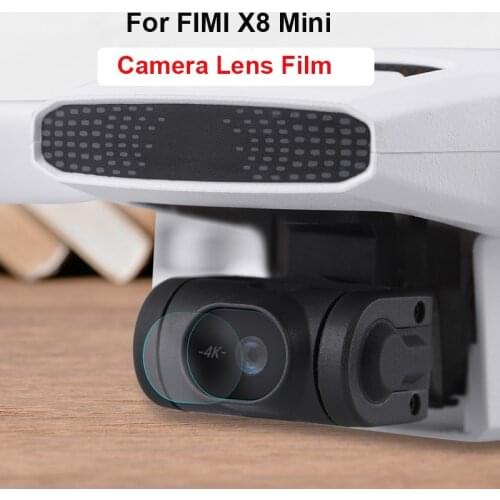 Camera Lens Protector Film for FIMI X8 Mini Drone Anti-Scratch HD Tempered Glass Lens Film Protective for X8 Mini Accessory Kit