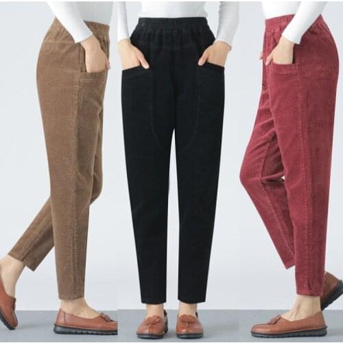 Woman Wide Leg Pants Female Stylish Soft All-Match Pants Spring 2021 Lady Solid Color Loose Trousers Plus Size Oversize 5XL Q252