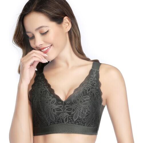 Women Vest Bra Sexy Lace Sleep Tops Active Wireless Bralette Removable Latex Pad Bras Mujeres Sin Ropa Interior Brasieres A B C