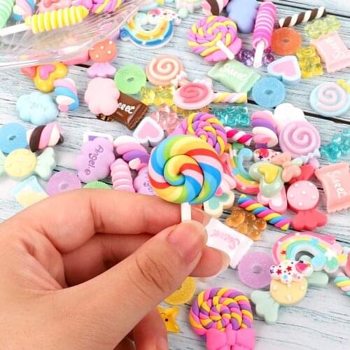 10pcs/lot Mini Play Food Cake Biscuit Donuts Dolls For Dolls Accessories Wholesale Miniature Pretend Candy Bread chocolate Toy