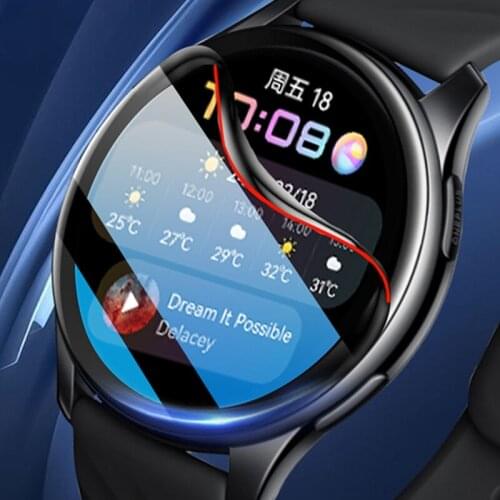 3PCS 3D Full Cover Screen Protector for Huawei watch 3 Not Tempered Soft Film for Huawei watch 3 Smart Watch accessories