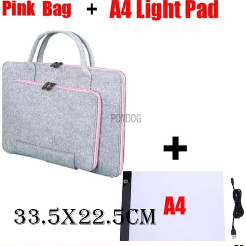 Diamond Painting Cross Stitch Accessories Tool A4 LED Light Pad Tablet Storage Bag 5D Diamond Embroidery Mosaic Handbag Gift
