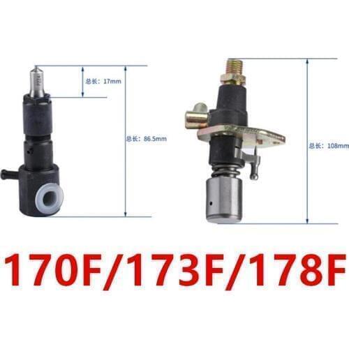 Free shipping 178F 170F 173F injection pump and nozzle together injector pump and nozzle sell suit for kipor kam