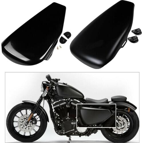 Motercycle Left Battery Side Cover Protector Guard For Harley 1200 Nightster/Forty Eight/ Sportster 1200/883/883L/883R 2004-13